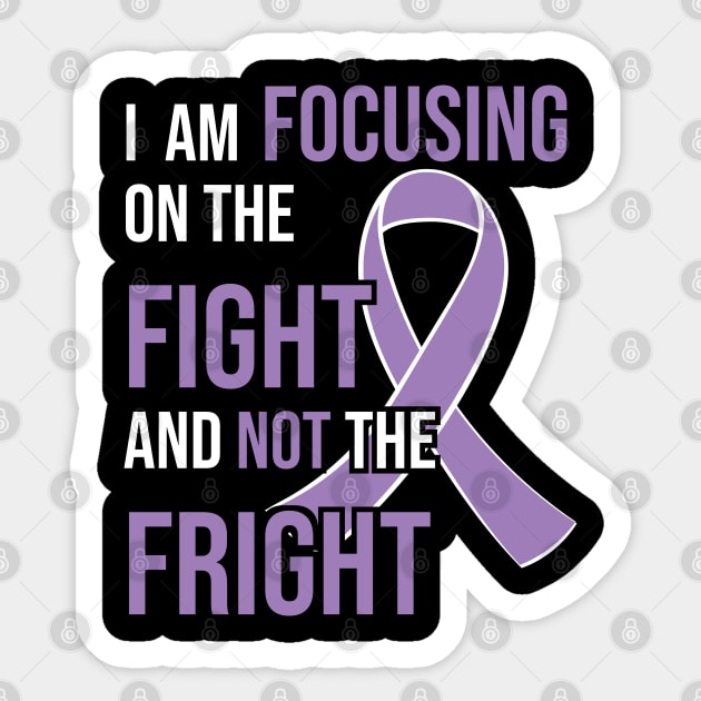 Leiomyosarcoma Cancer Awareness Ribbon for a Cancer Survivor Sticker by jkshirts